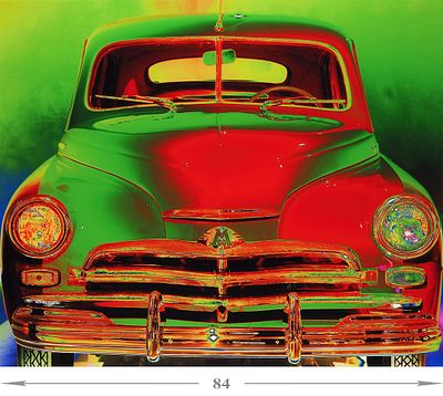 Михаил Королев. Фотография &laquo;Автомобиль „Победа“&raquo;. Из серии &laquo;АВТО 