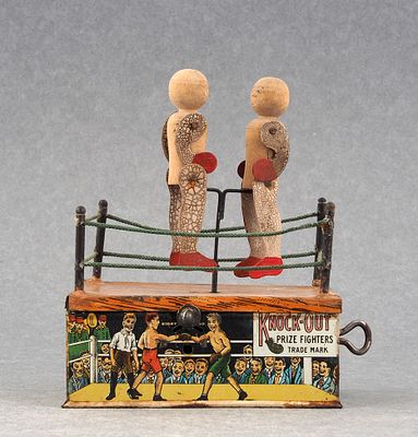 Заводная игрушка &laquo;Knock-Out&raquo; фирмы Ferdinand Strauss. США, 1910-1915 . Заводная 