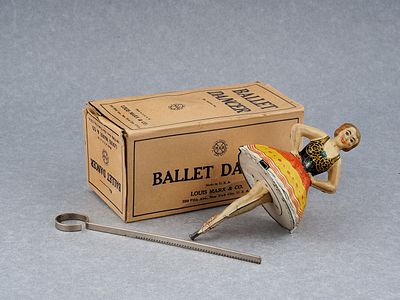 Заводная игрушка с гироскопом &laquo;Балерина&raquo; фирмы Louis Marx &amp; Co. США 