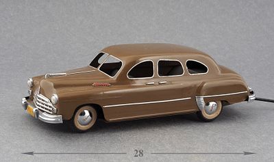 Автомобиль ЗИМ, управляемый гибким валом. М., 1947. С оригинальной коробкой. С крашеным днищем 