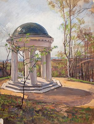 [Собрание наследников художника] Соколов Илья Алексеевич (1890–1968) &laquo;Беседка 