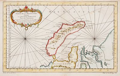 Карта: Часть Ледовитого моря, включающая Новую Землю и Страну Самоедов / карт. 