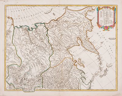 [Только &laquo;азиатская&raquo; половина] Генеральная карта Российской империи в Европе 