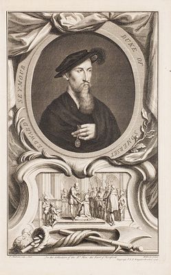 Хоубракен Якоб (Jacobus Houbraken; 1698-1780). &laquo;Портрет Эдварда Сеймура, 1-го герцога 