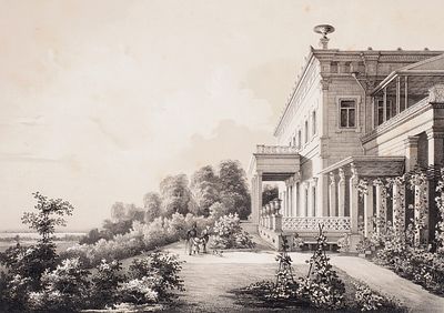 Шульц Карл Карлович (1823–1876) по рисунку Мейера Иоганна Якоба (1787–1858). &laquo;Дворец 