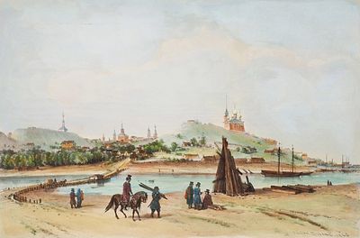 Дюран Андре (Andre Durand; 1807–1867). &laquo;Вид Владимира&raquo;. 18. Дюран Андре (Andre 