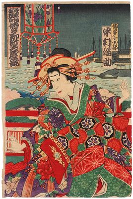 Утагава Кунисада (Тоёкуни III) (1786-1865). &laquo;Актер театра кабуки&raquo;. Середина XIX&nbsp. 