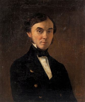 Макаров Иван Кузьмич (1822-1897). &laquo;Мужской портрет (Автопортрет?)&raquo;. 18. Макаров Иван 