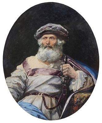 Н.х. &laquo;Портрет мужчины с бородой&raquo;, последняя четверть XIX века — начало 