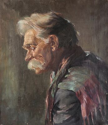 Барутчева Ксения Александровна (1900–1997). &laquo;Старик у окна&raquo;. 19. Барутчева 
