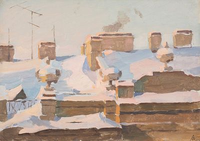 Афонина Таисия Кирилловна (1913–1994). &laquo;Крыша&raquo;. 19. Афонина Таисия Кирилловна 