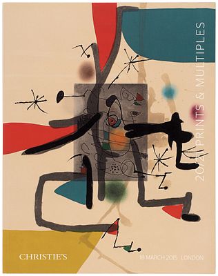 Каталог Christie’s. Оттиски и тиражные работы. Лондон, 18.03.20. Каталог Christie’s. 