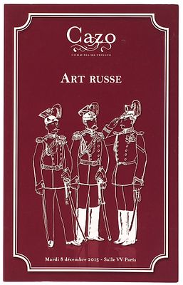 Cazo. &laquo;Русское искусство&raquo;. Каталог 8 декабря 2015 г. [Art Russe. 