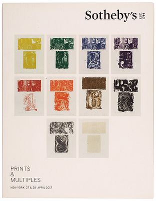 Каталог Sotheby’s. Оттиски и тиражные работы. Нью-Йорк, 27-28.04.20. Каталог Sotheby’s. 