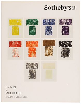 Sotheby’s. Оттиски и тиражные работы. Каталог 27 и 28 апреля 2017 г. 