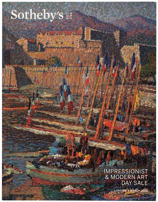 Каталог Sotheby’s. Дневные торги искусства импрессионистов и совриска. Лондон, 1.03.20. Ката 