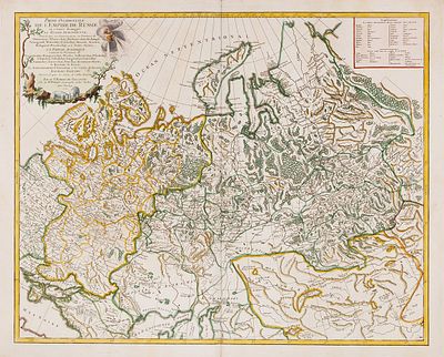 Карта западной части Российской империи / карт. Ж.Р. де Вогонди. [Partie Occidentale 