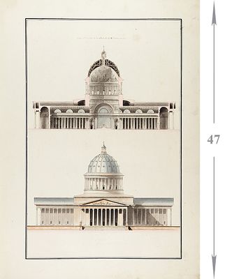Коллекция наград, ежегодно присуждаемых Академией архитектуры. [Collection des prix que 