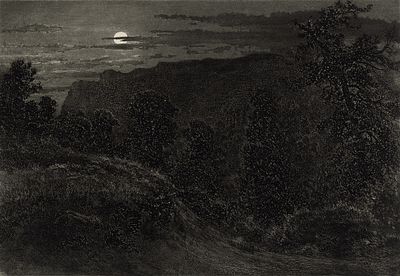 Шишкин Иван Иванович (1832–1898) &laquo;Чатырдаг (ночной)&raquo;. 1885. Бумага, офорт 