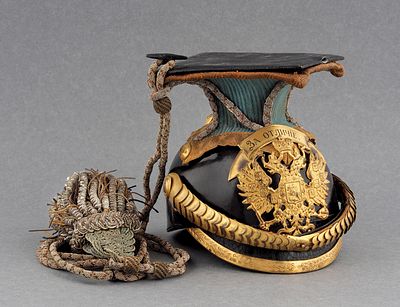 Парадная генеральская шапка одного из армейских уланских полков (&laquo;уланка&raquo;) 