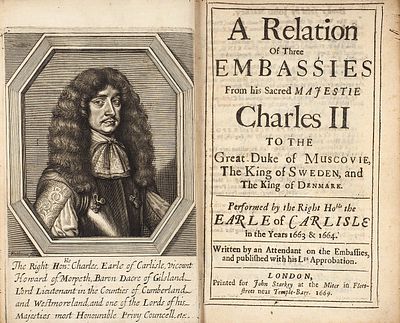 Мьеж, Г. Реляция трех посольств от его Священного Величества Карла II к Великому 