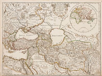 Карта: Исторический театр / карт. Г. Делиль. [Theatrum Historicum. 