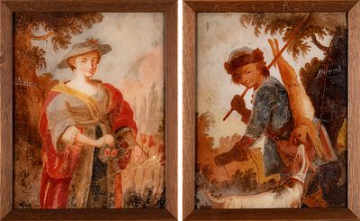 Неизвестный художник &laquo;Май&raquo;, &laquo;Ноябрь&raquo;. Из цикла &laquo;Месяцы 