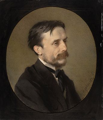 Соколов Александр Петрович (1829–1913) &laquo;Портрет художника К.В. Лемоха&raquo;. 1884. 