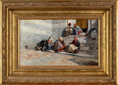 Бронников Федор Андреевич (1827–1902) (?) &laquo;У часовни&raquo;. Конец XIX века. 