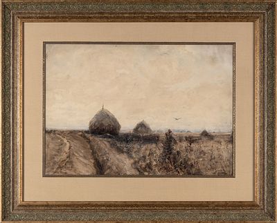 Чумаков Аркадий Афанасьевич (1868–1946) &laquo;Житвень (октябрь)&raquo;. Конец XIX — 