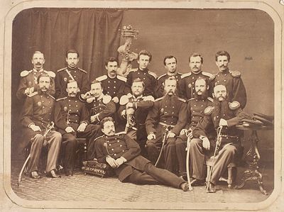 Фотография: Выпуск офицеров Николаевской Академии Генерального штаба 1870 года / фот. С.Л. 