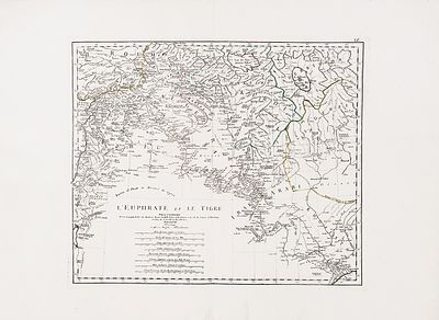 [Карта Месопотамии] Евфрат и Тигр / карт. Ж.-Б. Д’Анвилль. [L’Euphrate 