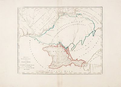 Карта Таврии или полуострова Крыма и Западной Ногайской Татарии / сост. И.Ф. Шмид 