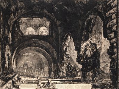 Пиранези Джованни Батиста (Giovanni Battista Piranesi) (1720–1778) &laquo;Интерьер виллы 