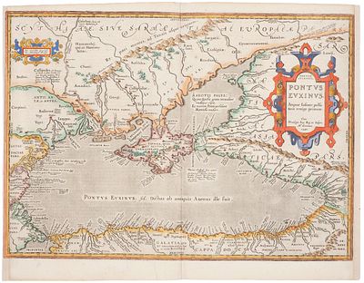 [Крым в 1590 году] Карта Черного моря, Северного Причерноморья и Крыма / 