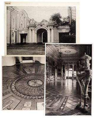Подборка из трех фотографий. Интерьеры и фасады императорских дворцов под 
