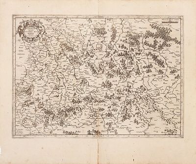 Карта &laquo;Описание Верхней Саксонии, Лузации и Мейсена&raquo; / карт. 