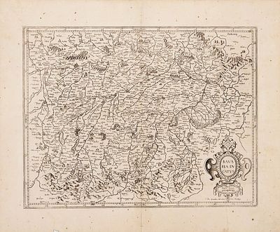 Карта &laquo;Герцогство Баварское&raquo; / карт. Г. Меркатор. [Bavaria Ducatus. 
