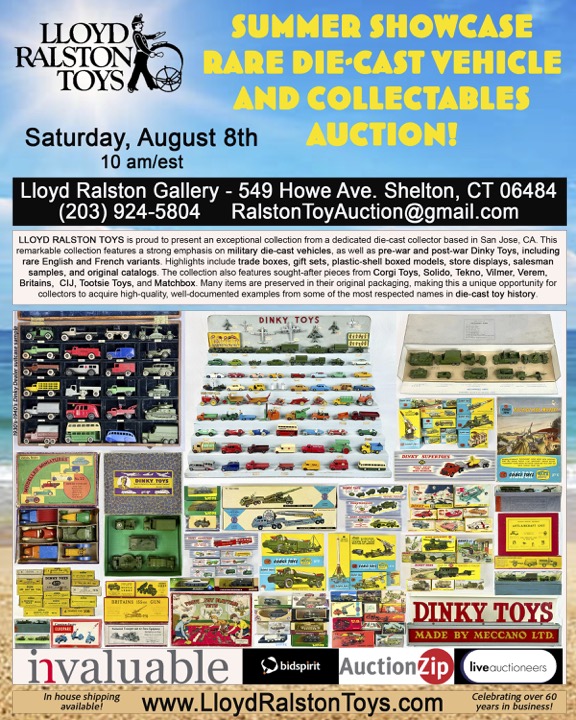 Summer Die-cast Vehicles and Collectables Auction