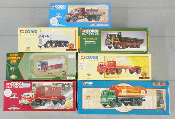 Lot 61: 7 CORGI TRUCKS