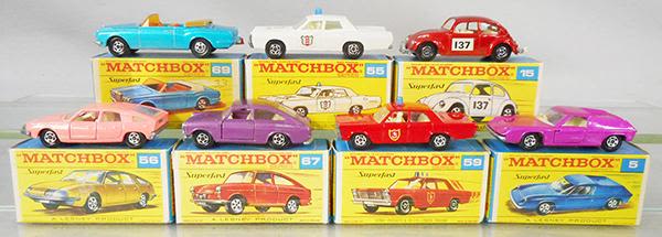 Lot 132: 7 MATCHBOX SUPERFASTS