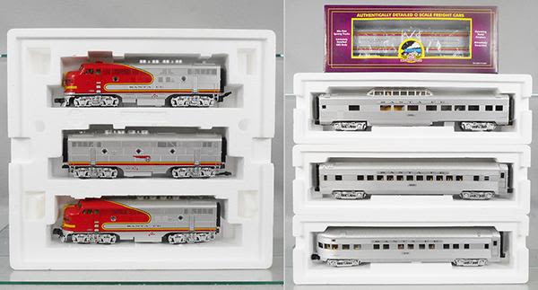 Lot 133: MTH 20-2676-1 SANTA FE TRAIN SET