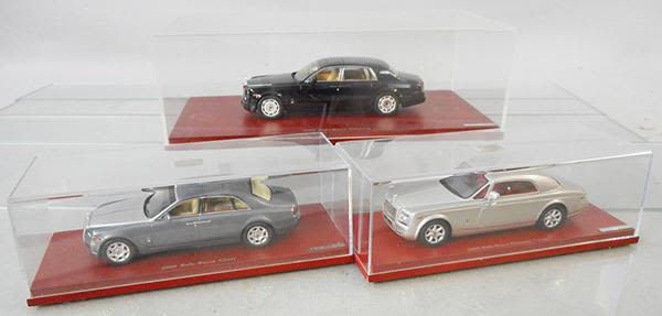 Lot 205: 3 TSM ROLLS ROYCE MODELS