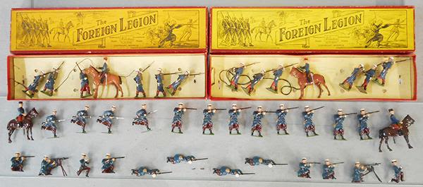 Lot 244: BRITAINS FOREIGN LEGION SOLDIERS