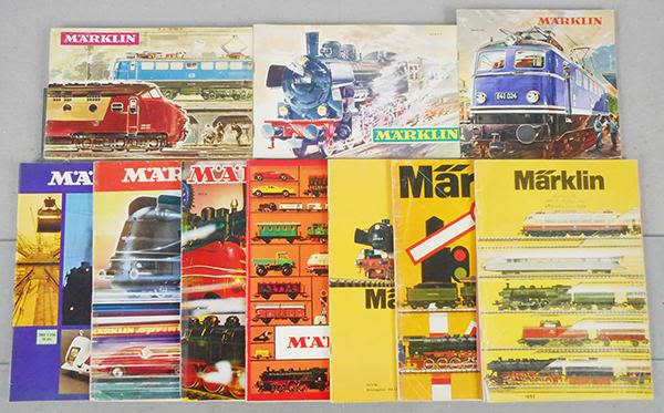 Lot 251: 10 MARKLIN CATALOGS