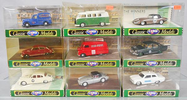 Lot 377: 9 CORGI VEHICLES