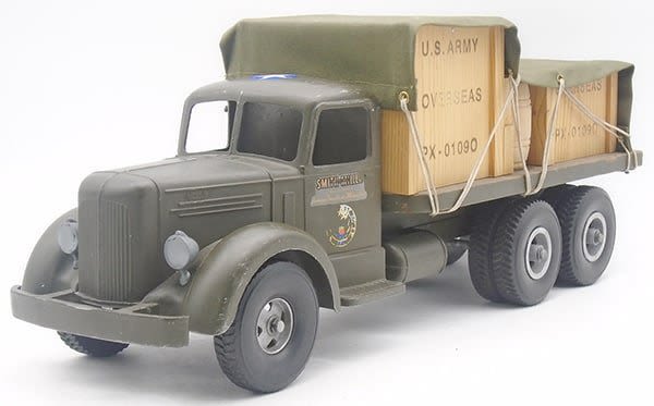 Lot 296: SMITH MILLER 606 MACK ARMY MATERIALS TRUCK