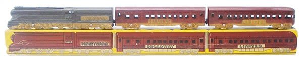 Lot 356: TOOTSIETOY 188 BROADWAY LTD TRAIN SET