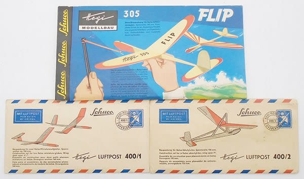 Lot 357: 3 SCHUCO HEGI AIRPLANES