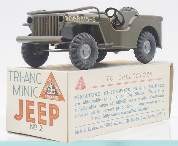 Lot 394: MINIC #2 ARMY JEEP